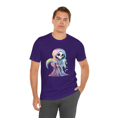 Cute Colorful Reaper - Short Sleeve Tee